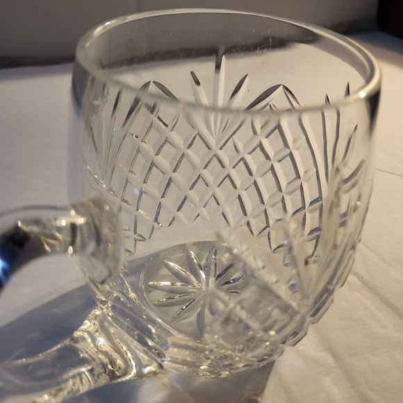 Galway Irish Crystal Clifden Latest Beer Mug Tankard - Made In Ireland 4 3/4" - Picture 8 of 11